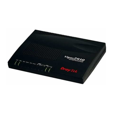 Draytek Vigor 2910 quick start guide