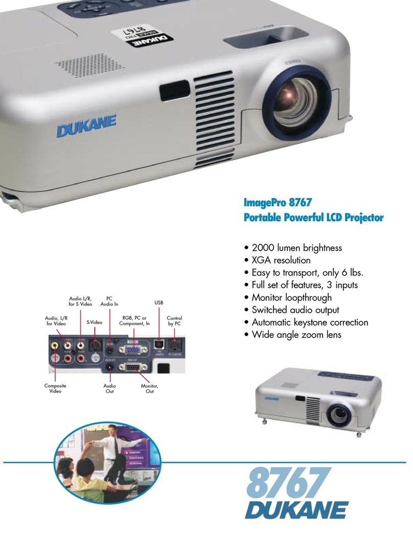 Dukane ImagePro 8767 User manual