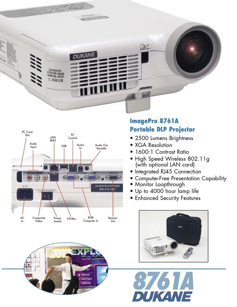 Dukane ImagePro 8761A User manual Dukane ImagePro 8761A User manual