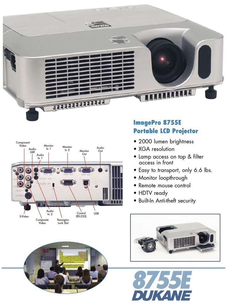 Dukane ImagePro 8755E Specifications