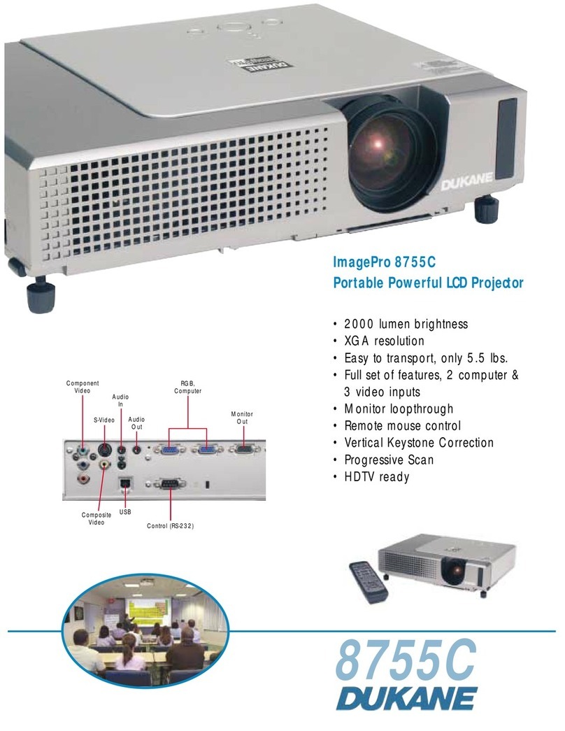 Dukane ImagePro 8755C Specifications