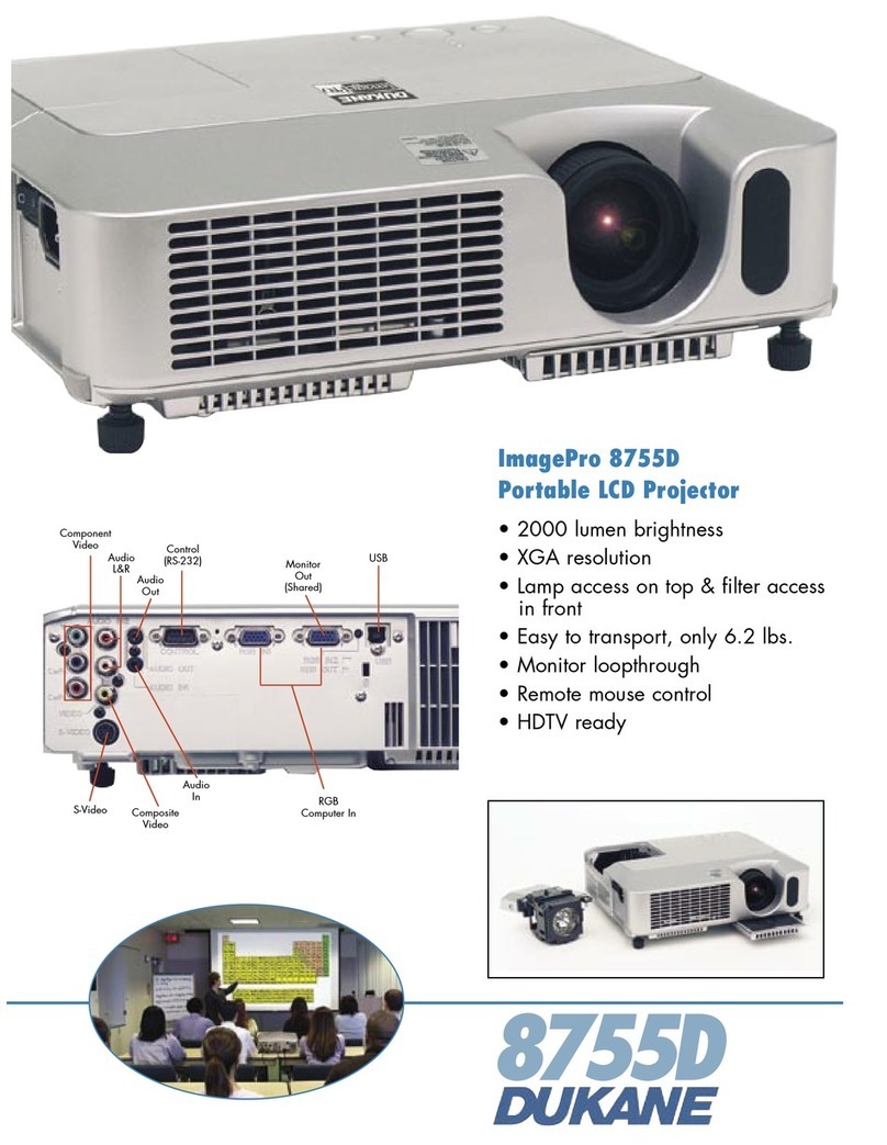 Dukane ImagePro 8755D User manual
