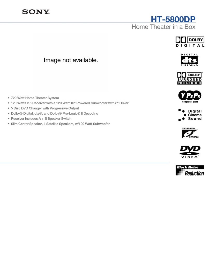 Sony STR-K5800P - A/v Receiver User manual