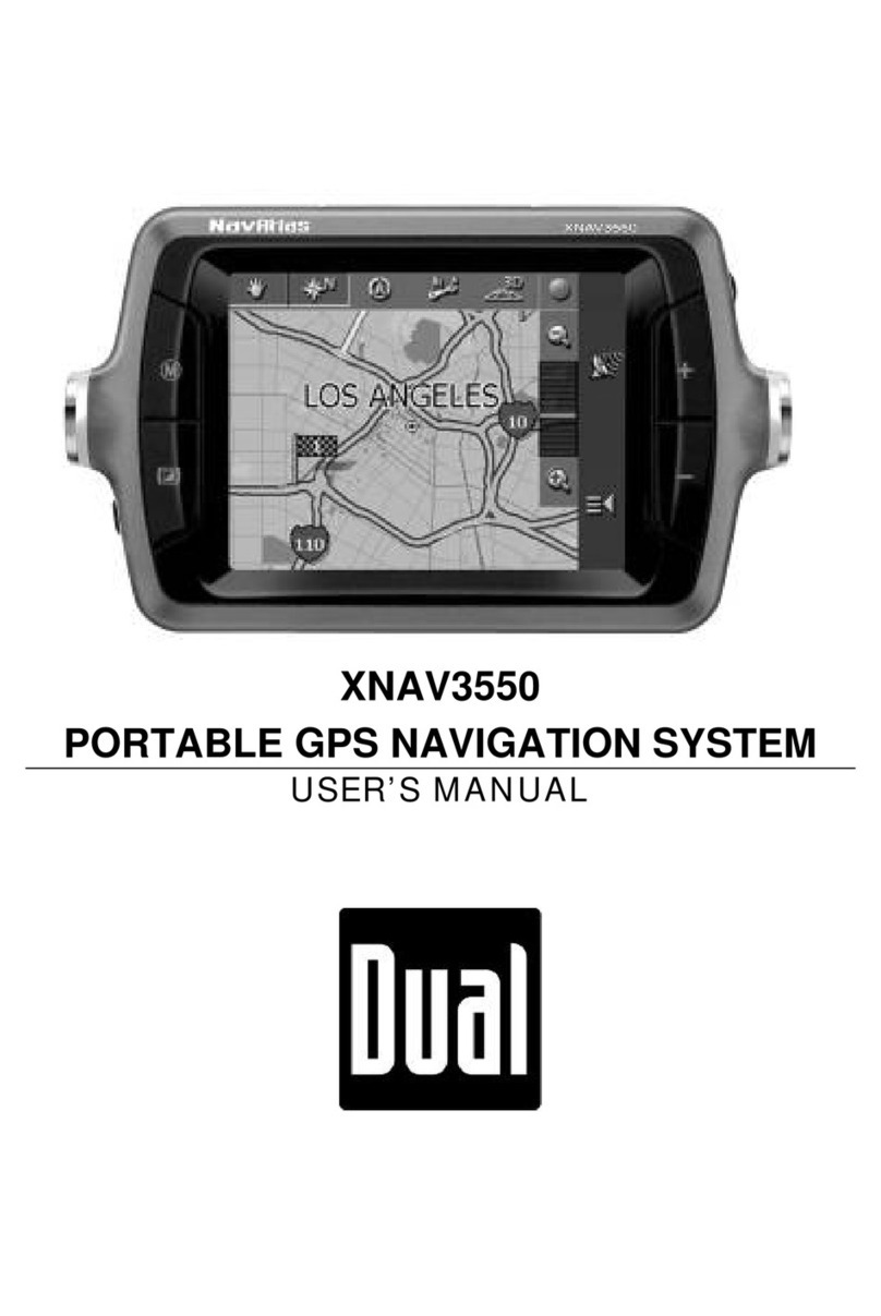 Dual NavAtlas XNAV3550 User manual