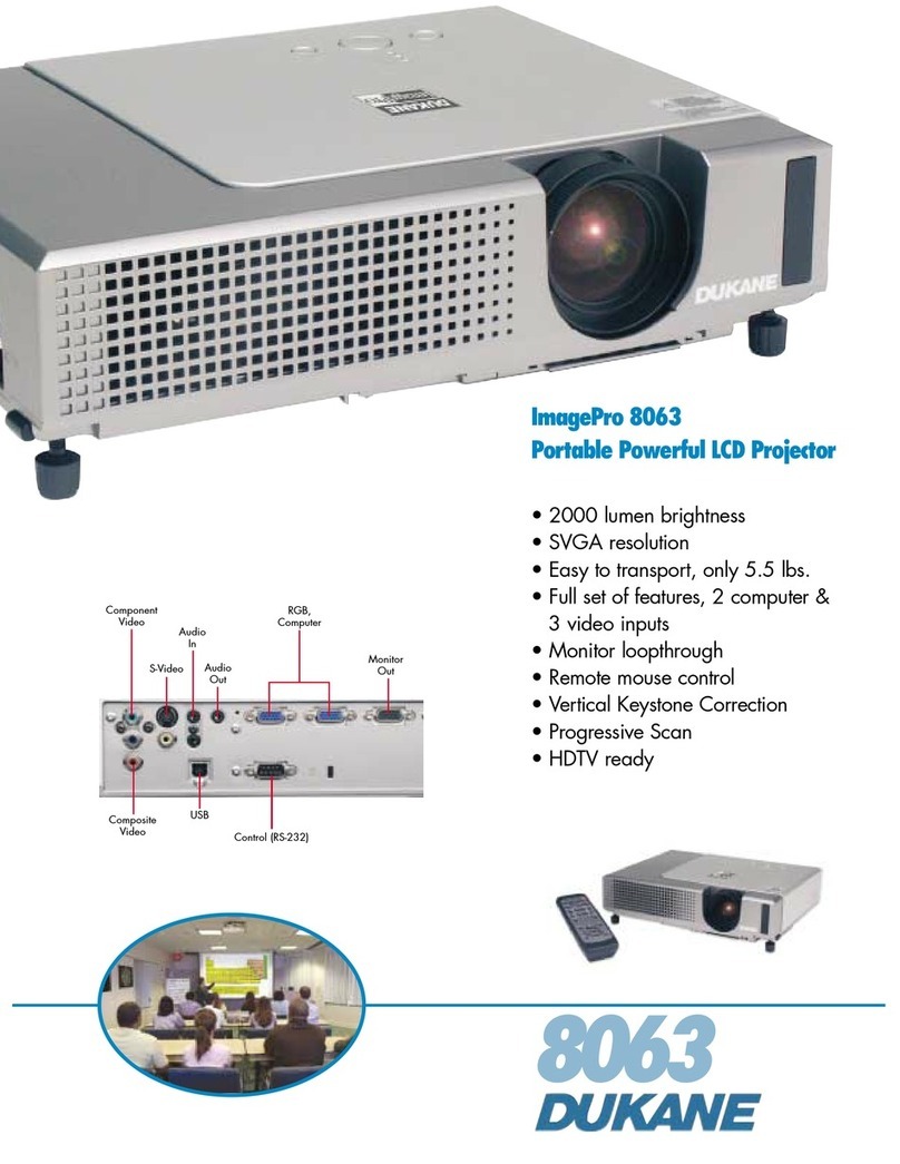 Dukane ImagePro 8063 User manual