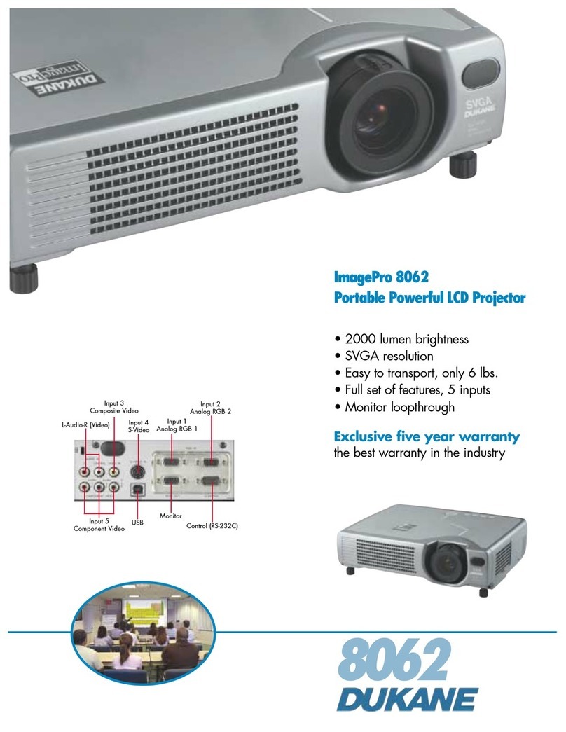 Dukane ImagePro 8062 User manual