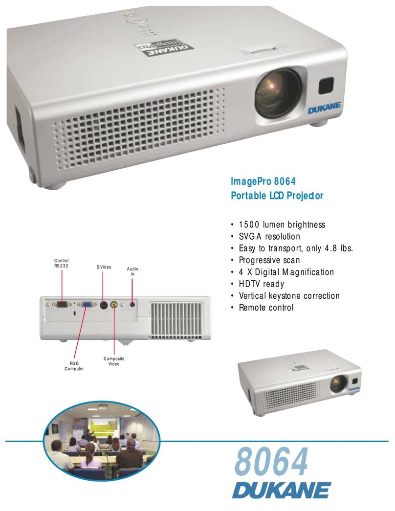 Dukane ImagePro 8064 Specifications