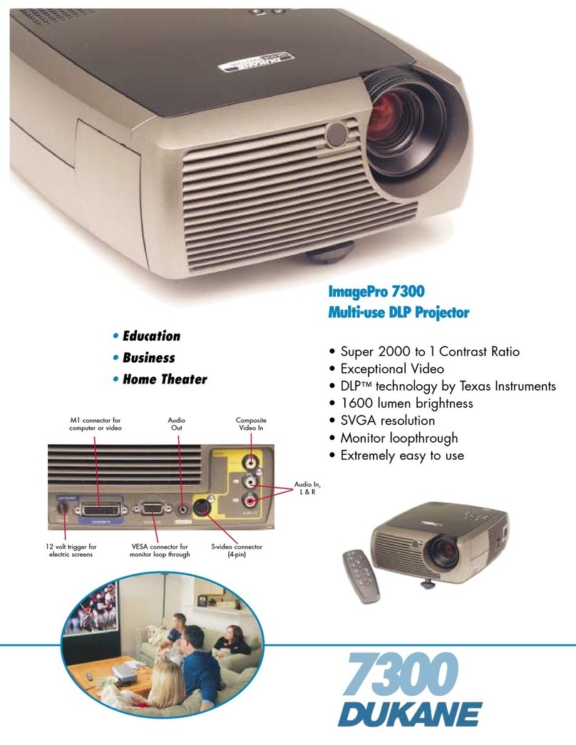 Dukane ImagePro 7300 Specifications