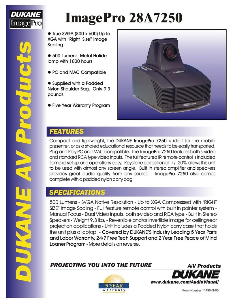 Dukane 28A7250 ImagePro User manual