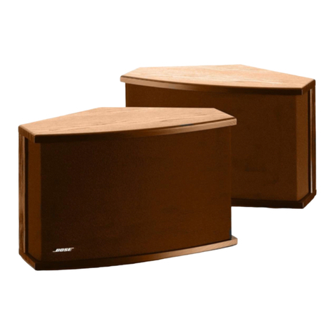 Bose 901 owner's guide