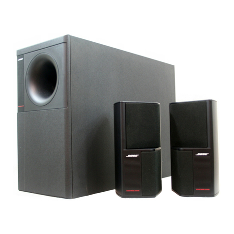 Bose Acoustimass SE-5 Series II owner's guide