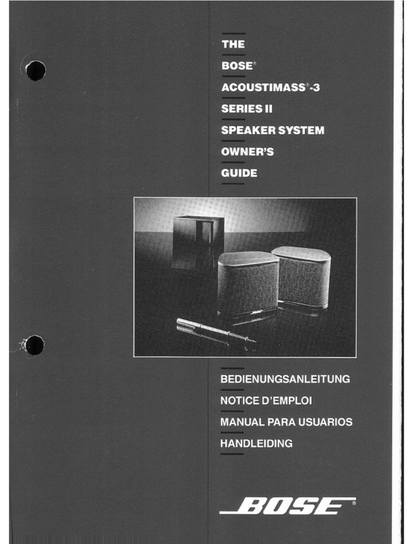Bose Companion 3 Series II owner's guide