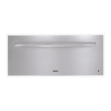 Bosch HWD272UC User manual