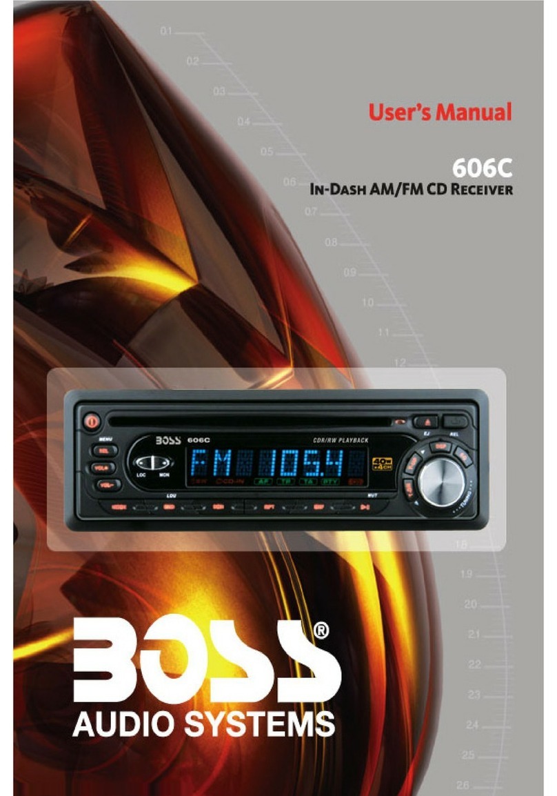 Boss Audio Systems 606C user manual
