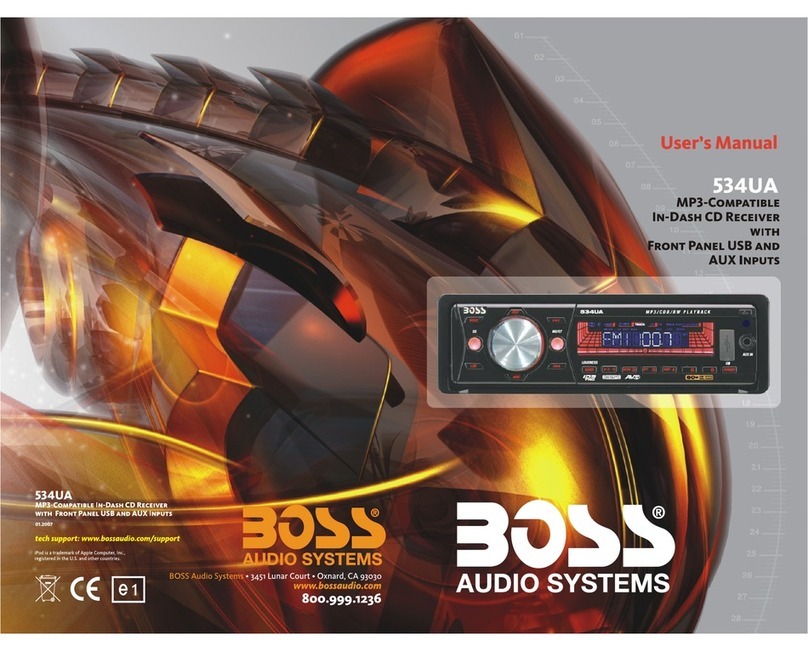 Boss Audio Systems 534UA user manual