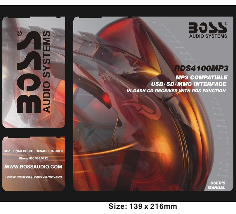 Boss Audio Systems 4100 User manual