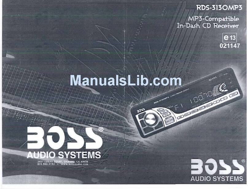 Boss Audio Systems 3130 user manual