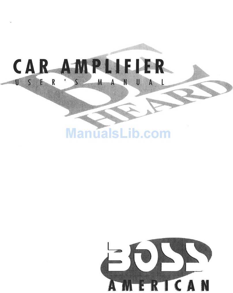 Boss Audio Systems US140 user manual
