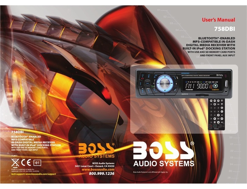 Boss Audio Systems 758DBI user manual