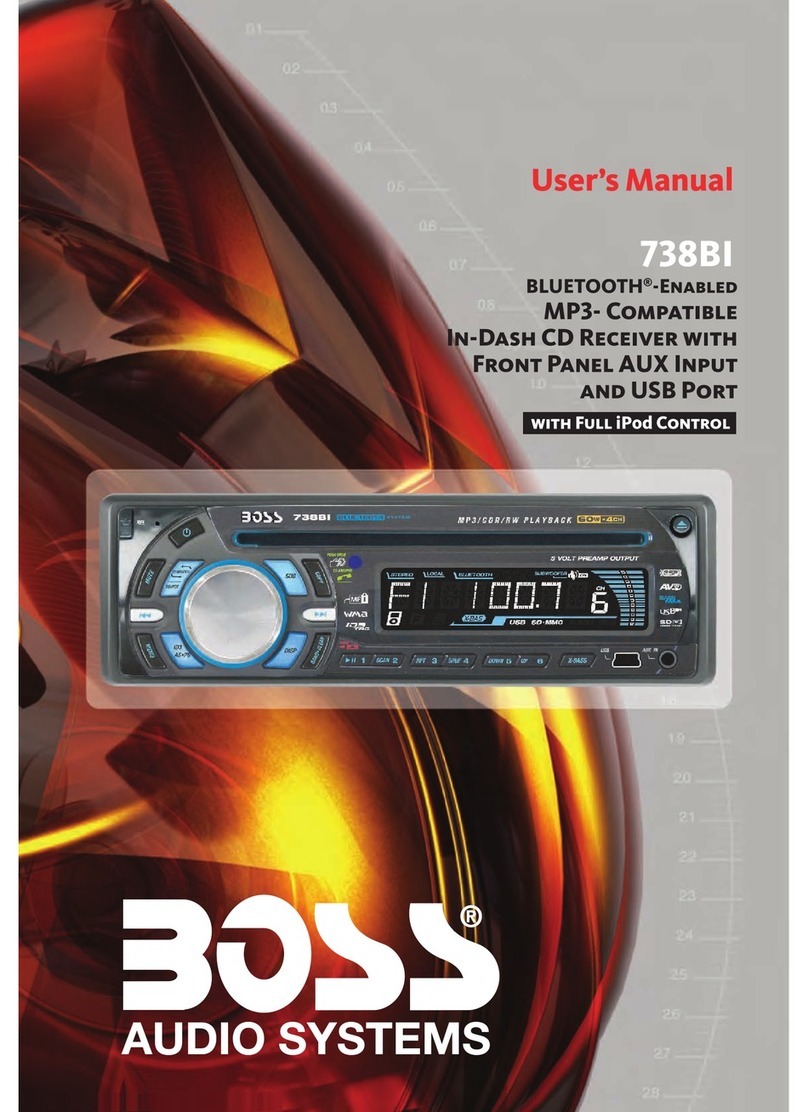 Boss Audio Systems 738BI User manual Boss Audio Systems 738BI User manual