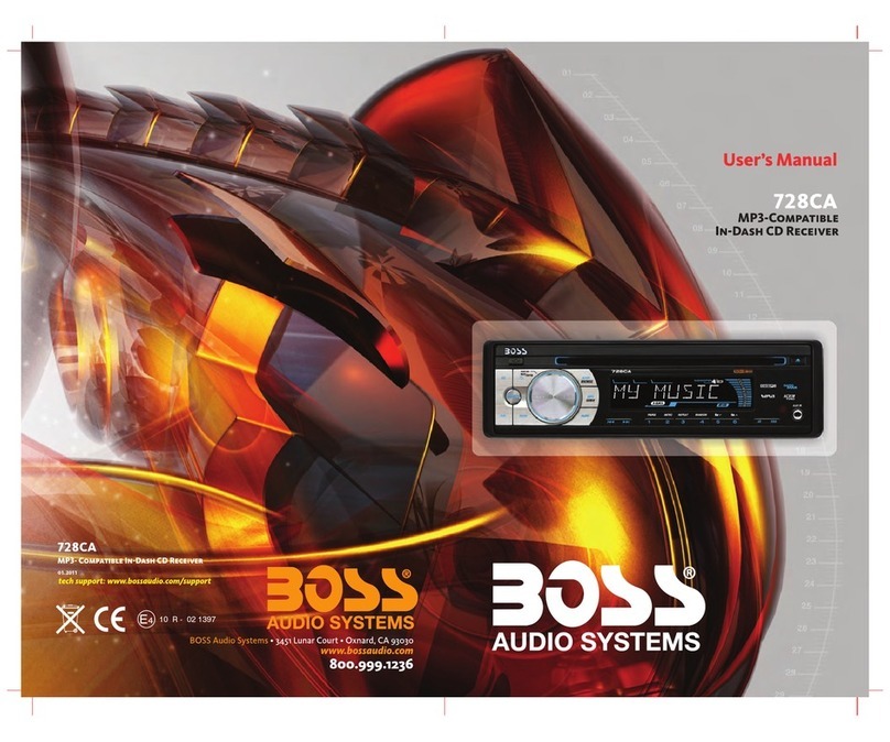 Boss Audio Systems 728CA User manual Boss Audio Systems 728CA User manual