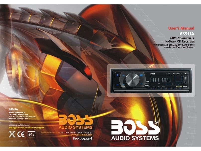 Boss Audio Systems 639UA user manual