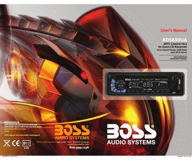 Boss Audio Systems 630UA user manual