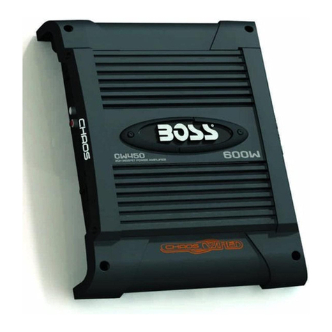 BOSSCO Chaos Wired CW2000M User manual BOSSCO Chaos Wired CW2000M User manual