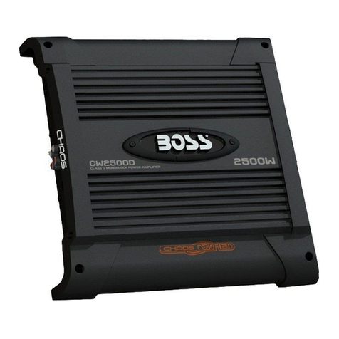BOSSCO Chaos Wired CW2500D user manual