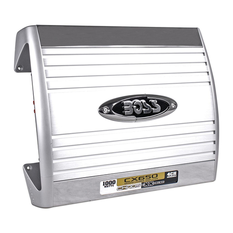 BOSSCO Chaos Exxtreme CX2000 user manual