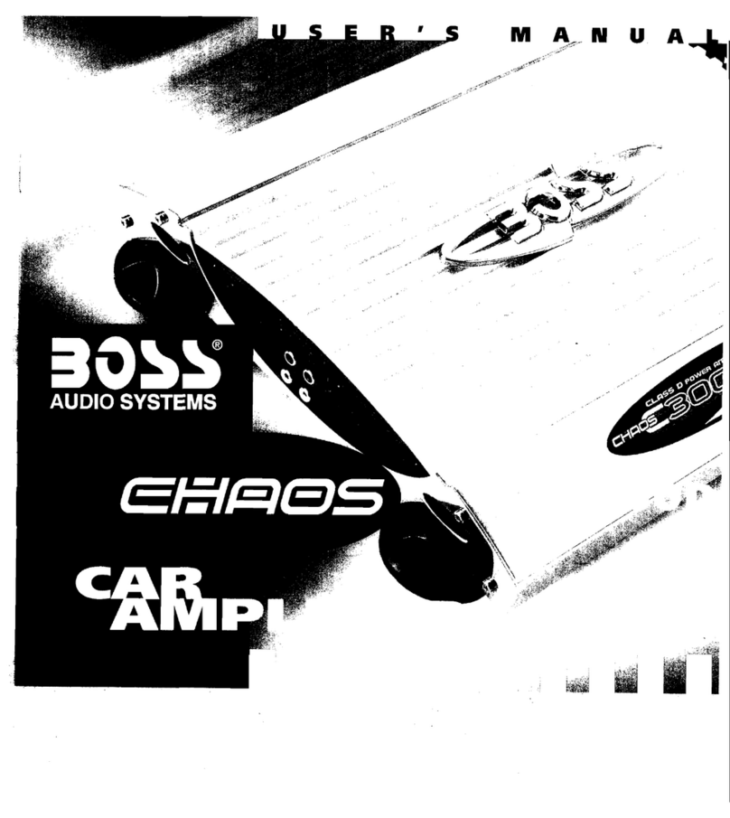 Boss Audio Systems Chaos C3000D user manual