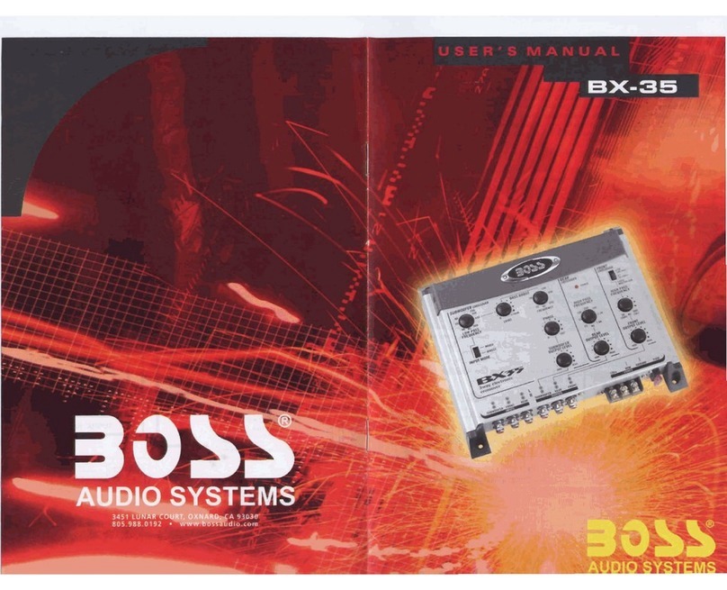 Boss Audio Systems BX35 user manual