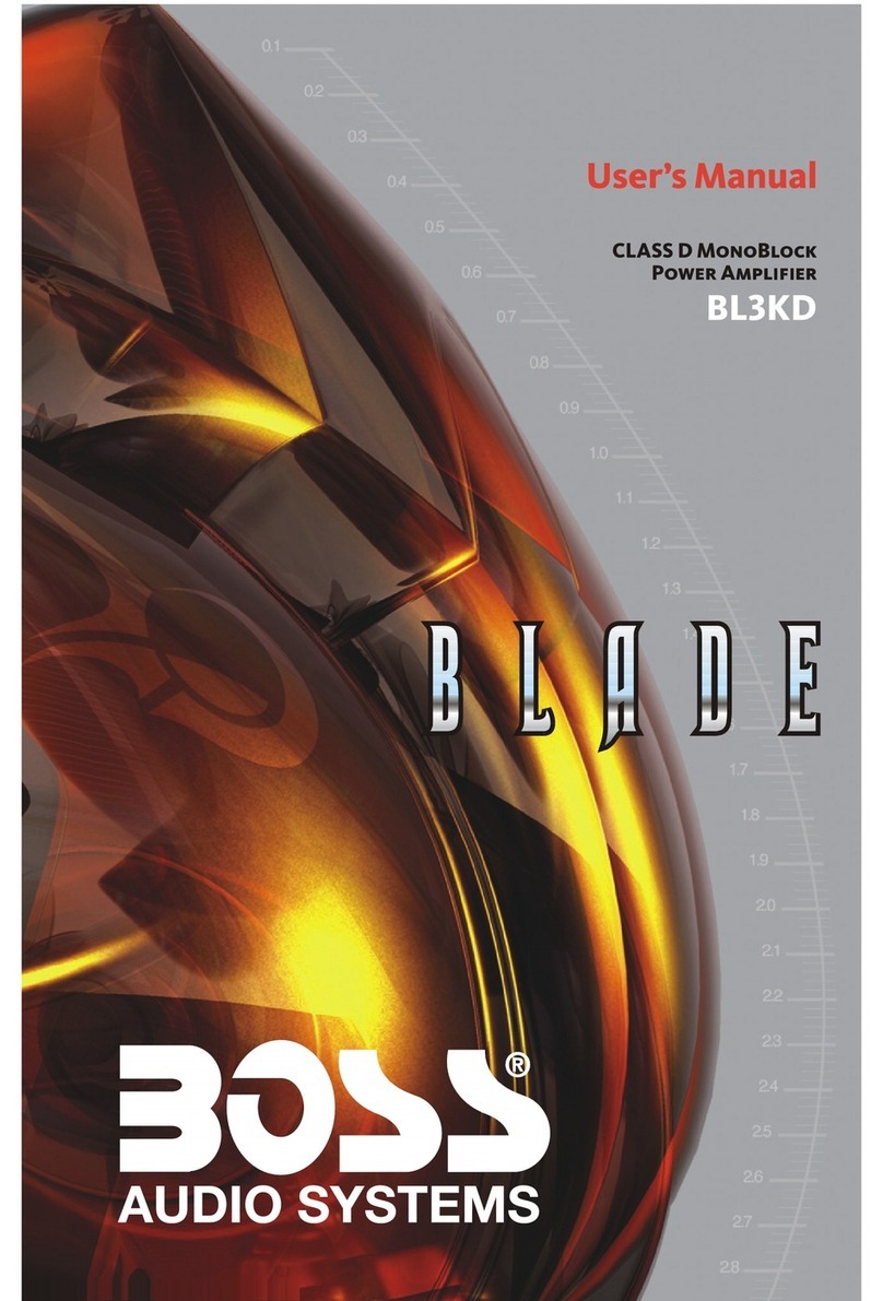 Boss Audio Systems Blade BL3KD User manual