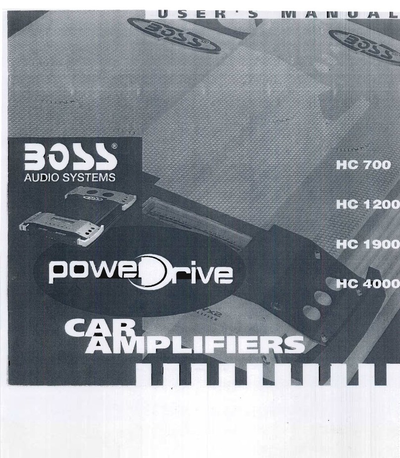 Boss Audio Systems Power Drive HC 1200 user manual