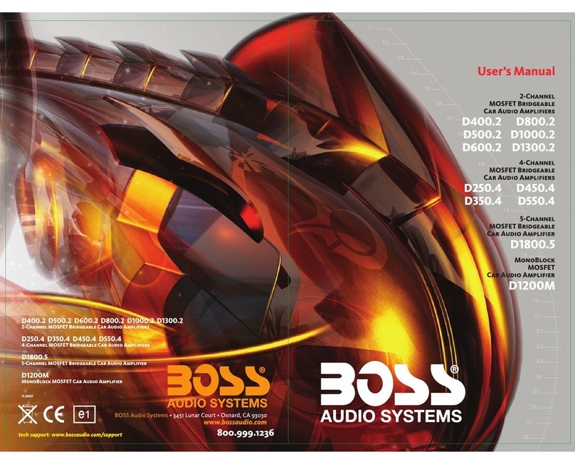 Boss Audio Systems Diablo D1000.2 user manual