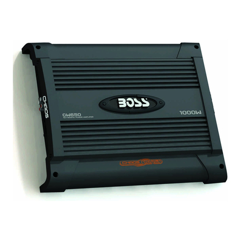 BOSSCO Chaos Wired CW650 User manual