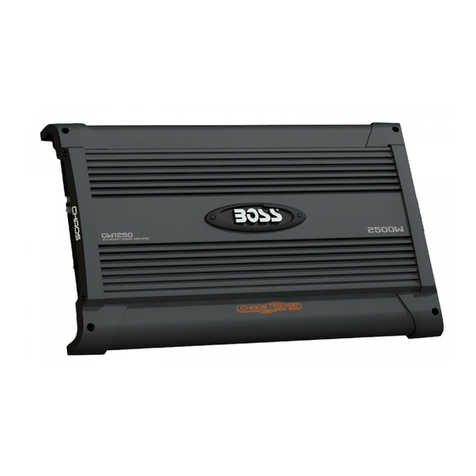 BOSSCO Chaos Wired CW250 User manual BOSSCO Chaos Wired CW250 User manual