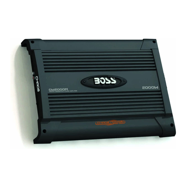 BOSSCO Chaos Wired CW600 User manual BOSSCO Chaos Wired CW600 User manual