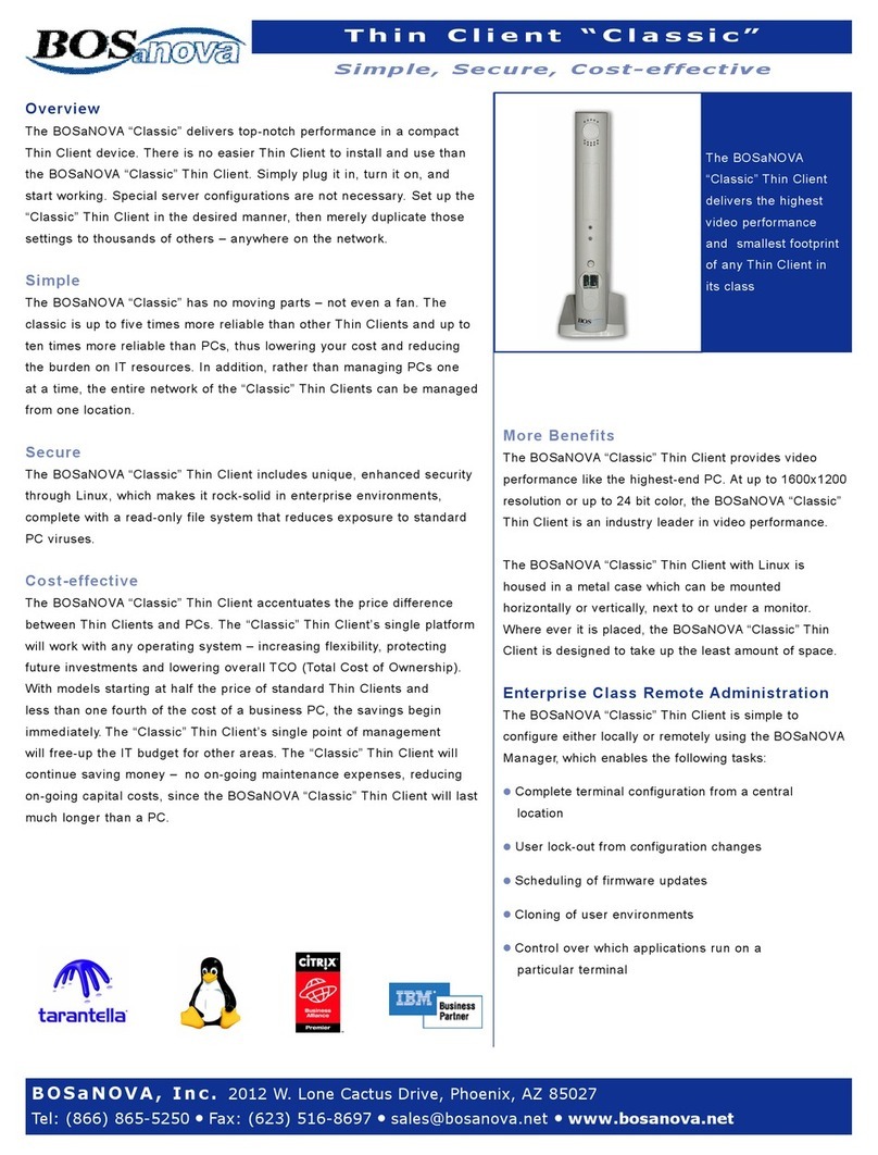 Bosanova Classic Specifications