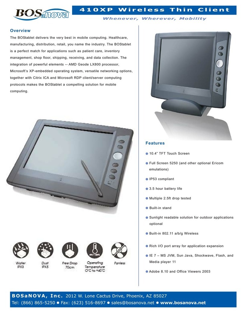 Bosanova 410XP Specifications