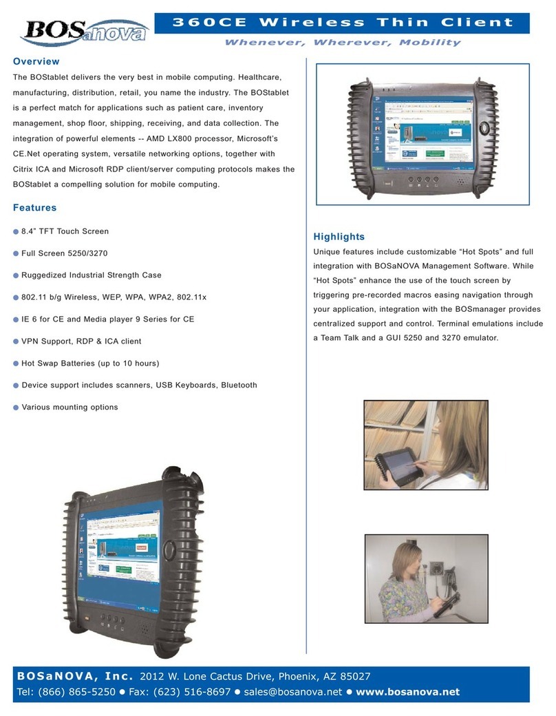 Bosanova 360CE Specifications