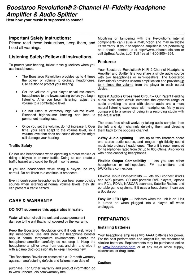 Boostaroo Revolution R234 instructions