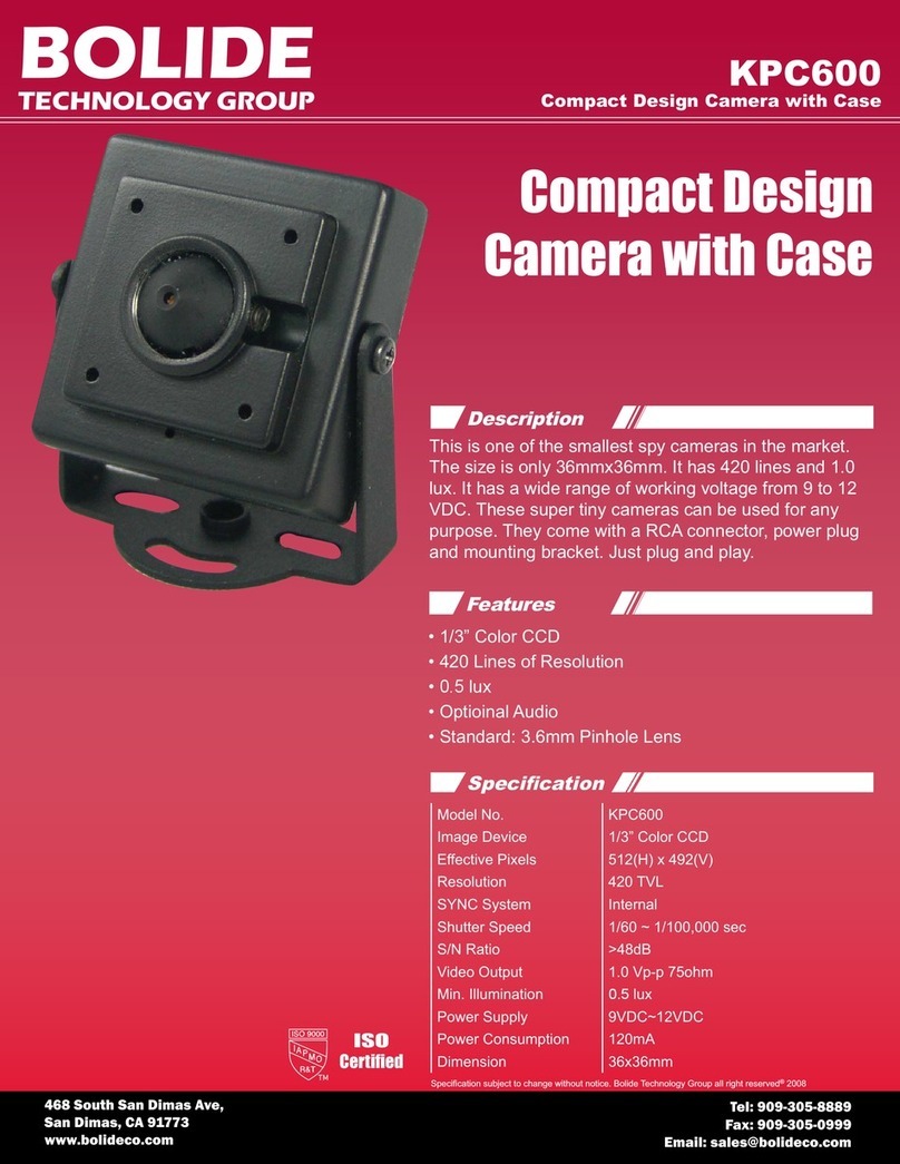 Bolide Technology KPC-600 User manual