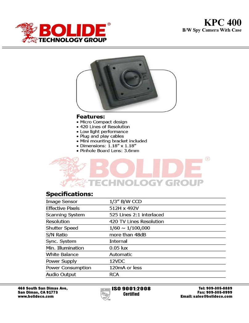 Bolide Technology KPC-400 Specifications