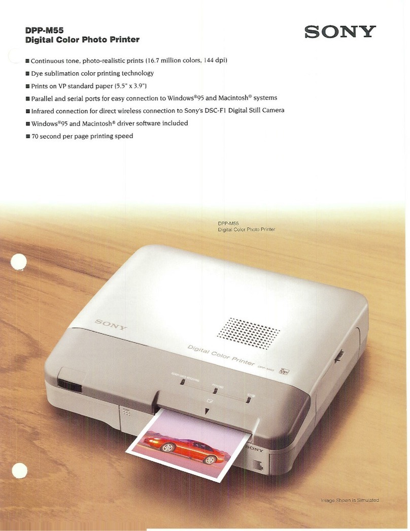 Sony DPP-M55 Marketing User manual