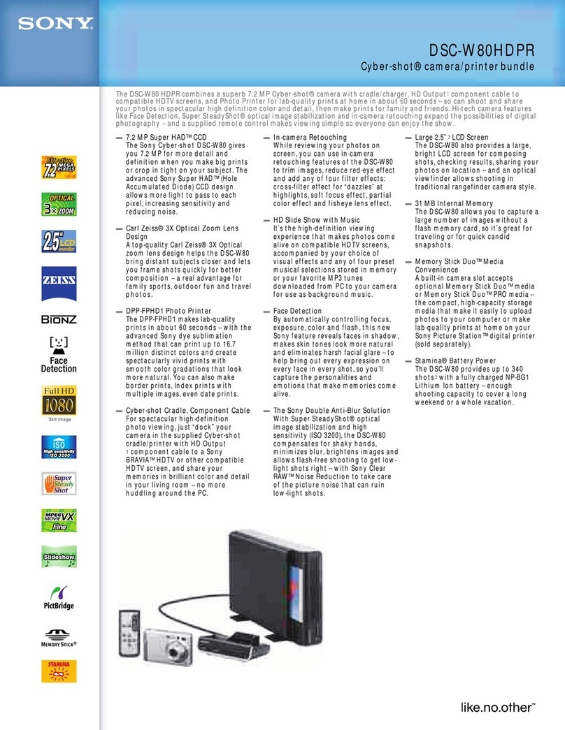 Sony DPP-FPHD1 Instruction Manual (Photo Printer) User manual