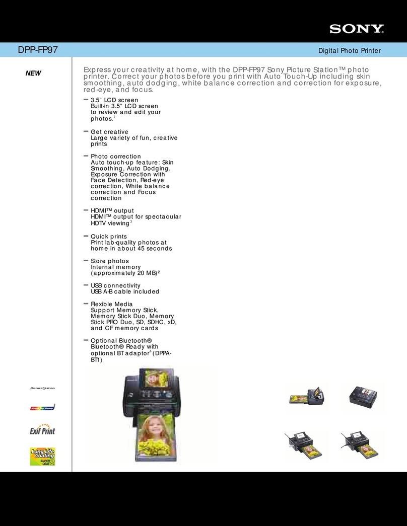 Sony DPP-FP97 User manual