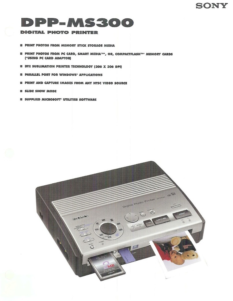 Sony DPP-MS300 Marketing User manual