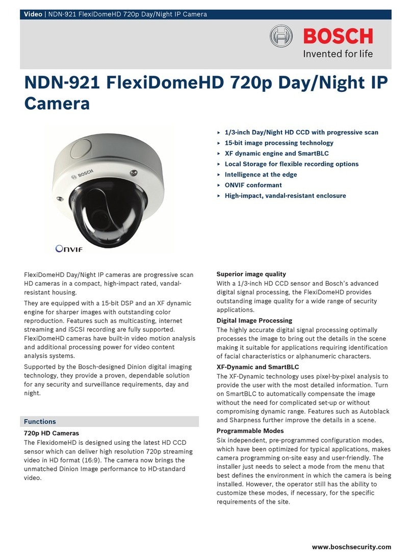Bosch NDN-921 User manual
