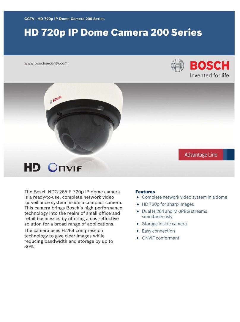 Bosch NDC-265-P User manual